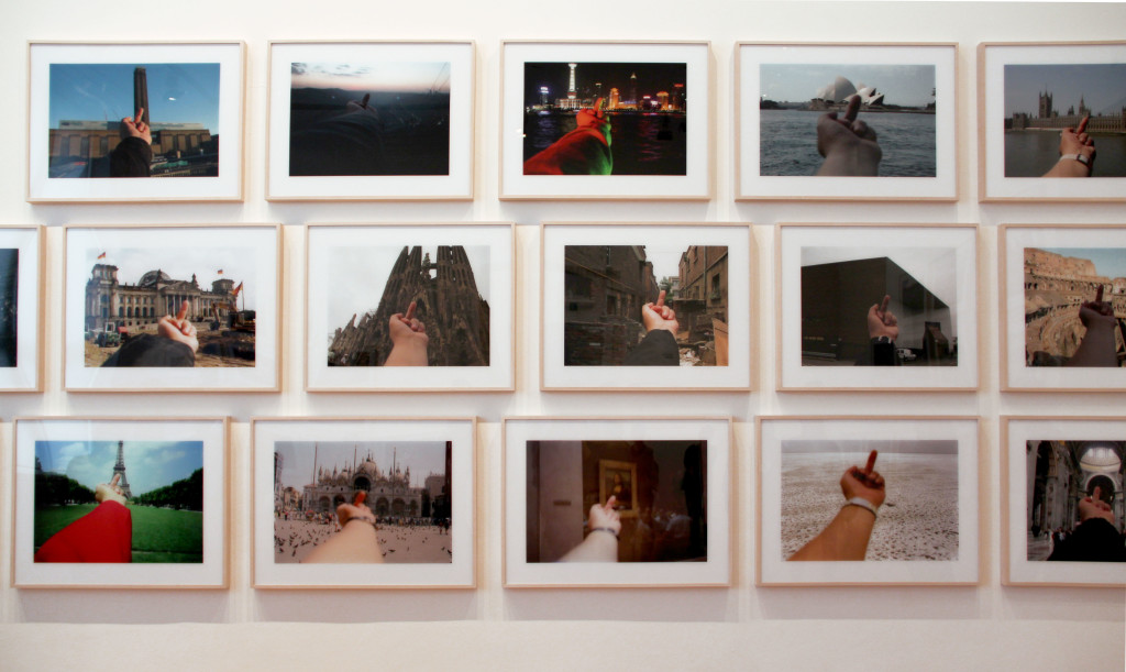 Ai Weiwei, Study of Perspective (1995-2011), z wystawy Evidence w Martin Gropius Bau w Berlinie, 2014, fot.: redakcja