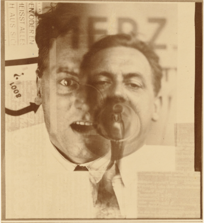 El Lissitzky, portret Kurta Schwittersa, 1922 , źródło: Public Domain, https://commons.wikimedia.org/w/index.php?curid=51444315