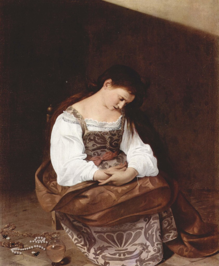 Maria Magdalena, Micheloangelo Caravaggio, c. 1594–1595, Doria Pamphilj Gallery, Rome