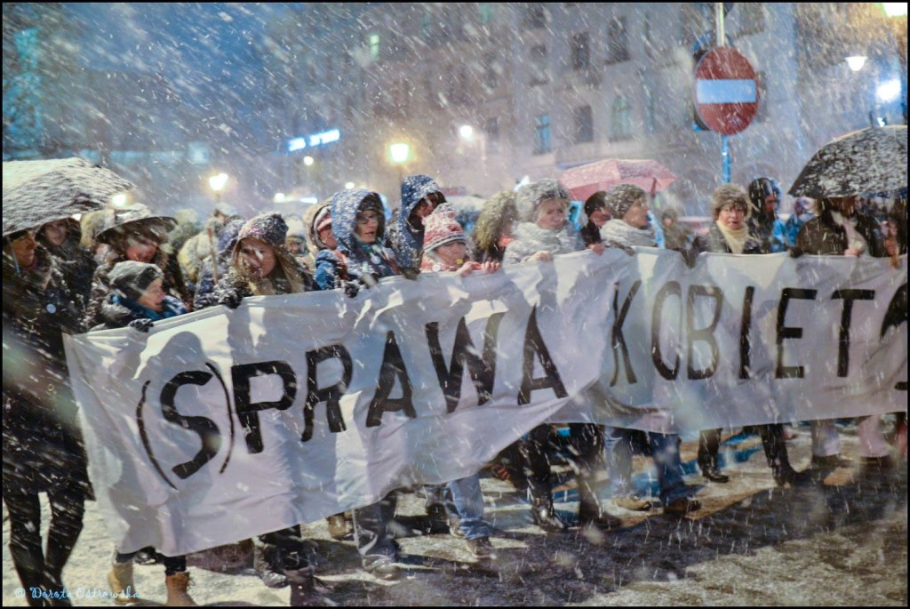 Deja vu, Strajk Kobiet 17 stycznia 2018 roku w Krakowie, fot. Dorota Ostrowska