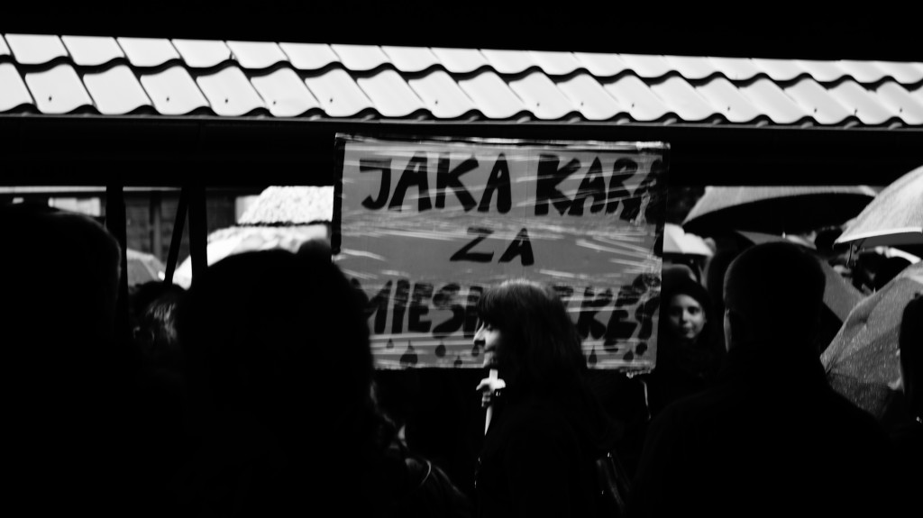 3 października 2016, Czarny Protest w Krakowie, fot. Kasia Prus