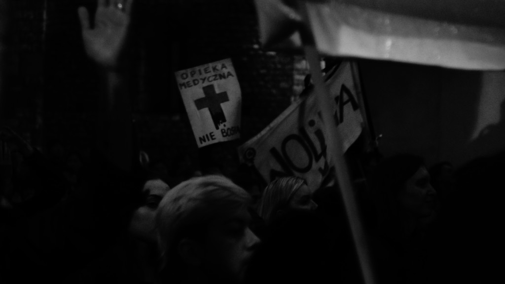 3 października 2016, Czarny Protest w Krakowie, fot. Kasia Prus