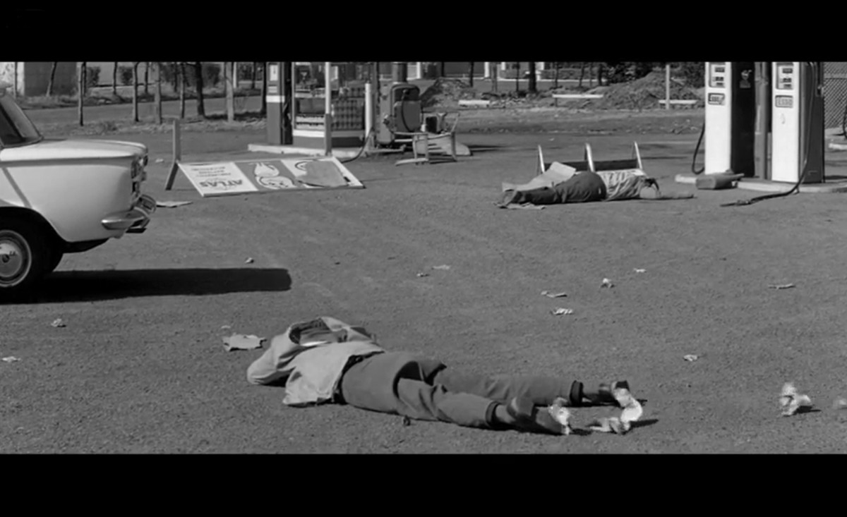 kadr z filmu OSTATNI CZŁOWIEK NA ZIEMI |The Last Man on Earth, 1964, reż. 
Ubaldo Ragona / Sidney Salkow