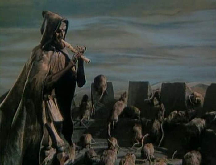 kadr z filmu animowanego SZCZUROŁAP | KRYSAŘ, 1985, reż. Jiří Bárta